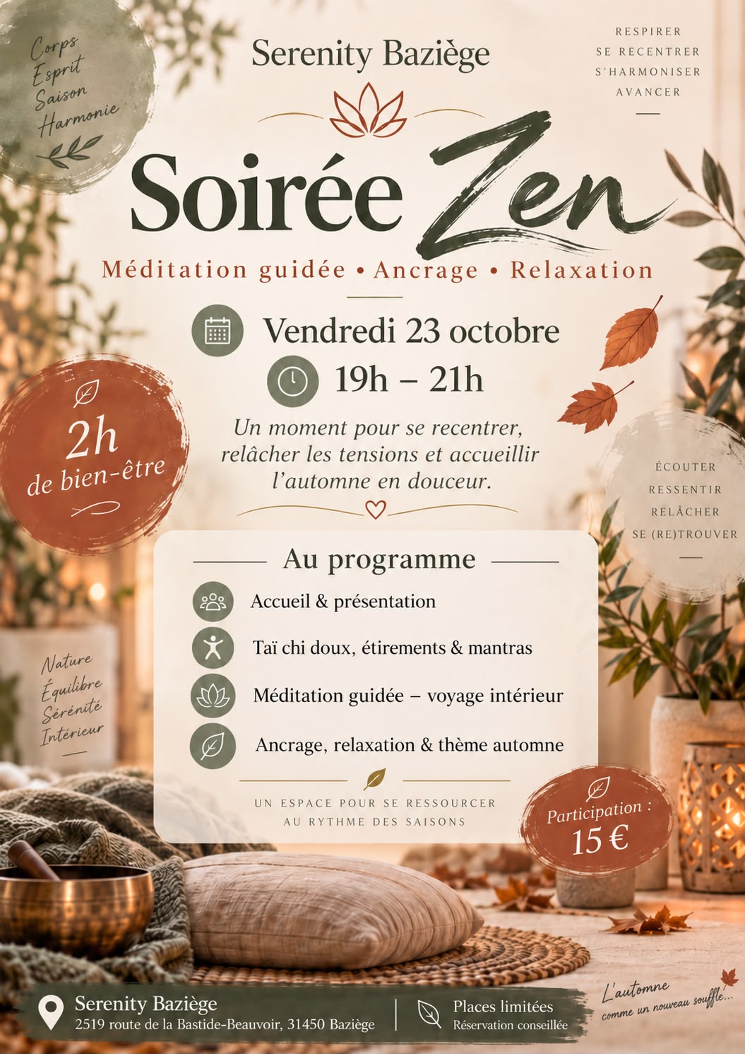 Soirée Zen